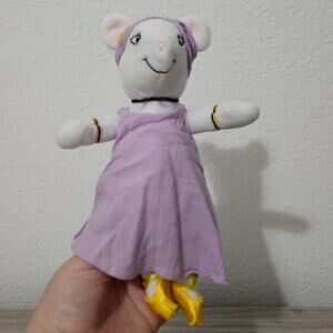 Miss Lilly Mouseakova Plush Angelina Ballerina 2002 HIT Entertainment Purple